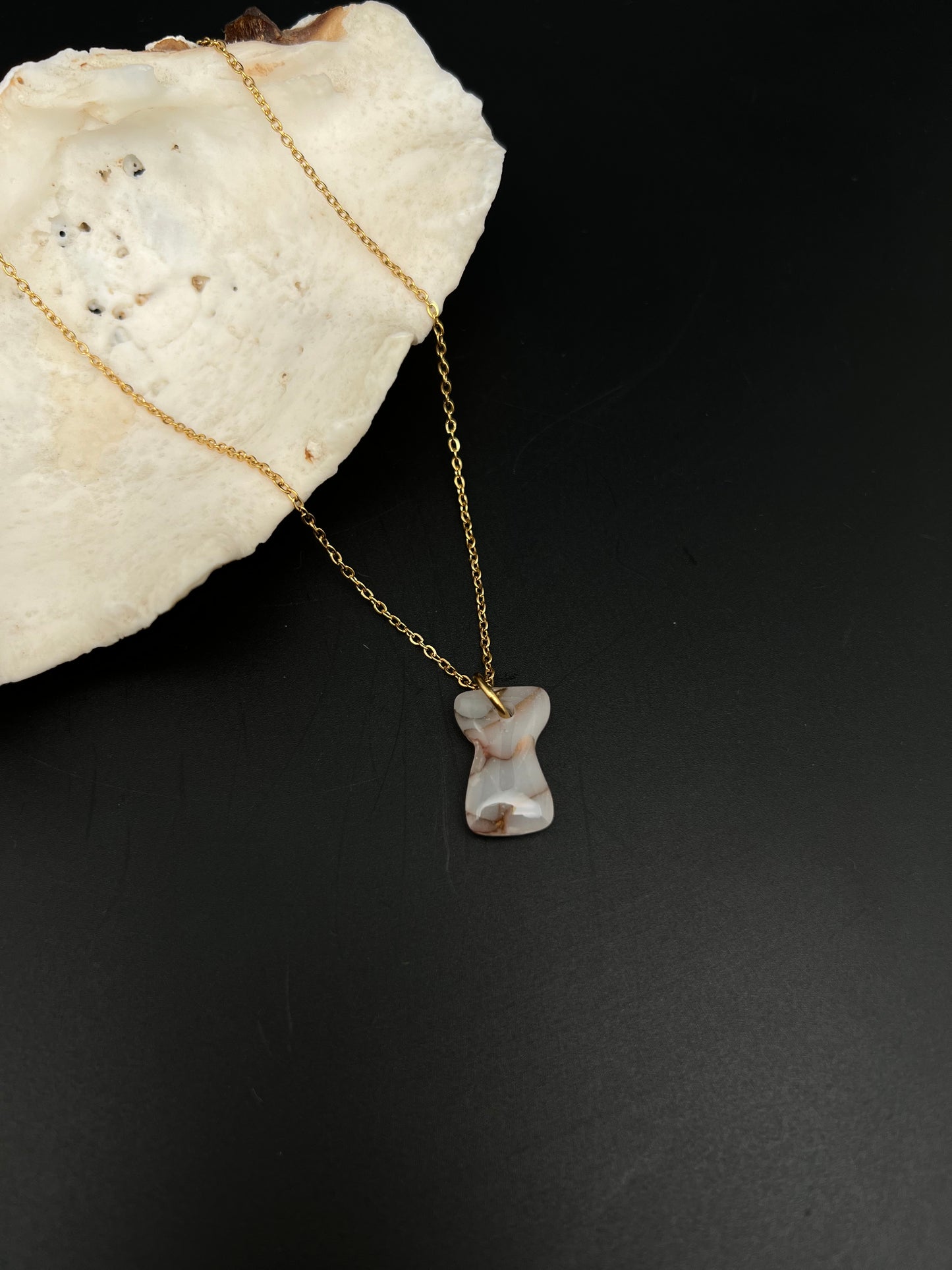 Latte Stone Necklace