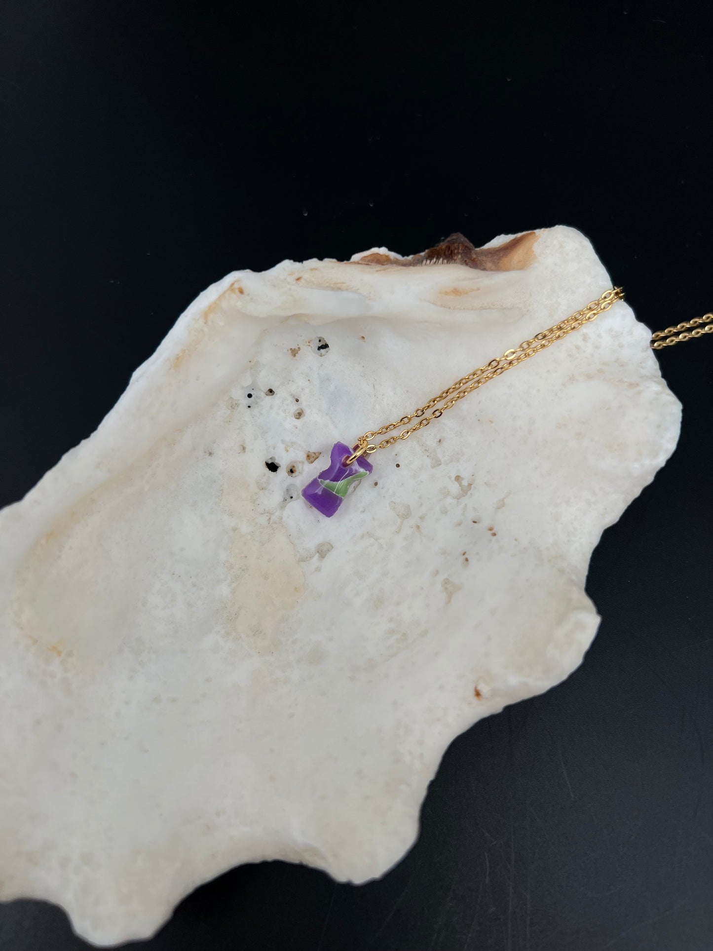 Mini Latte Stone Necklace