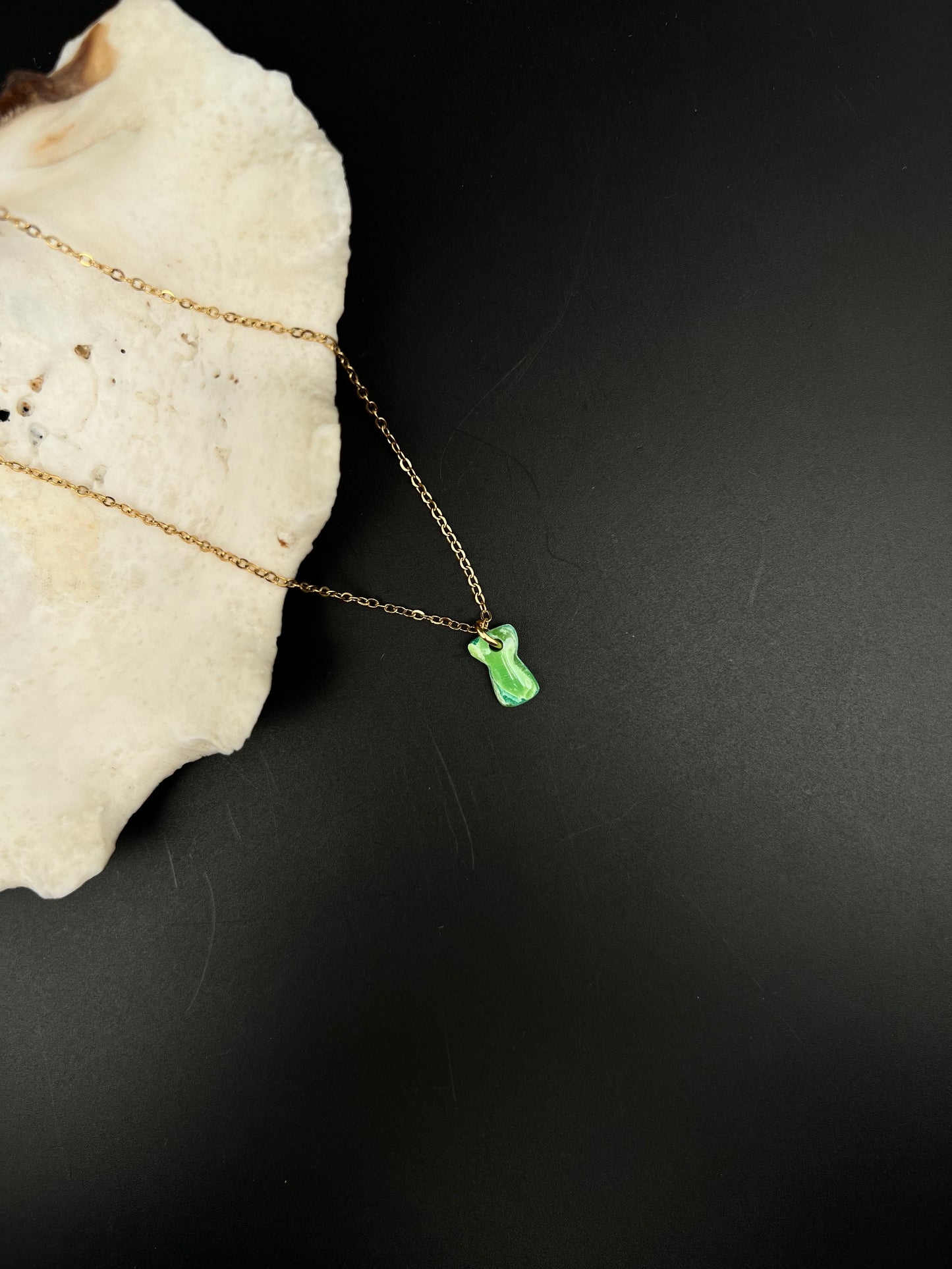 Mini Latte Stone Necklace