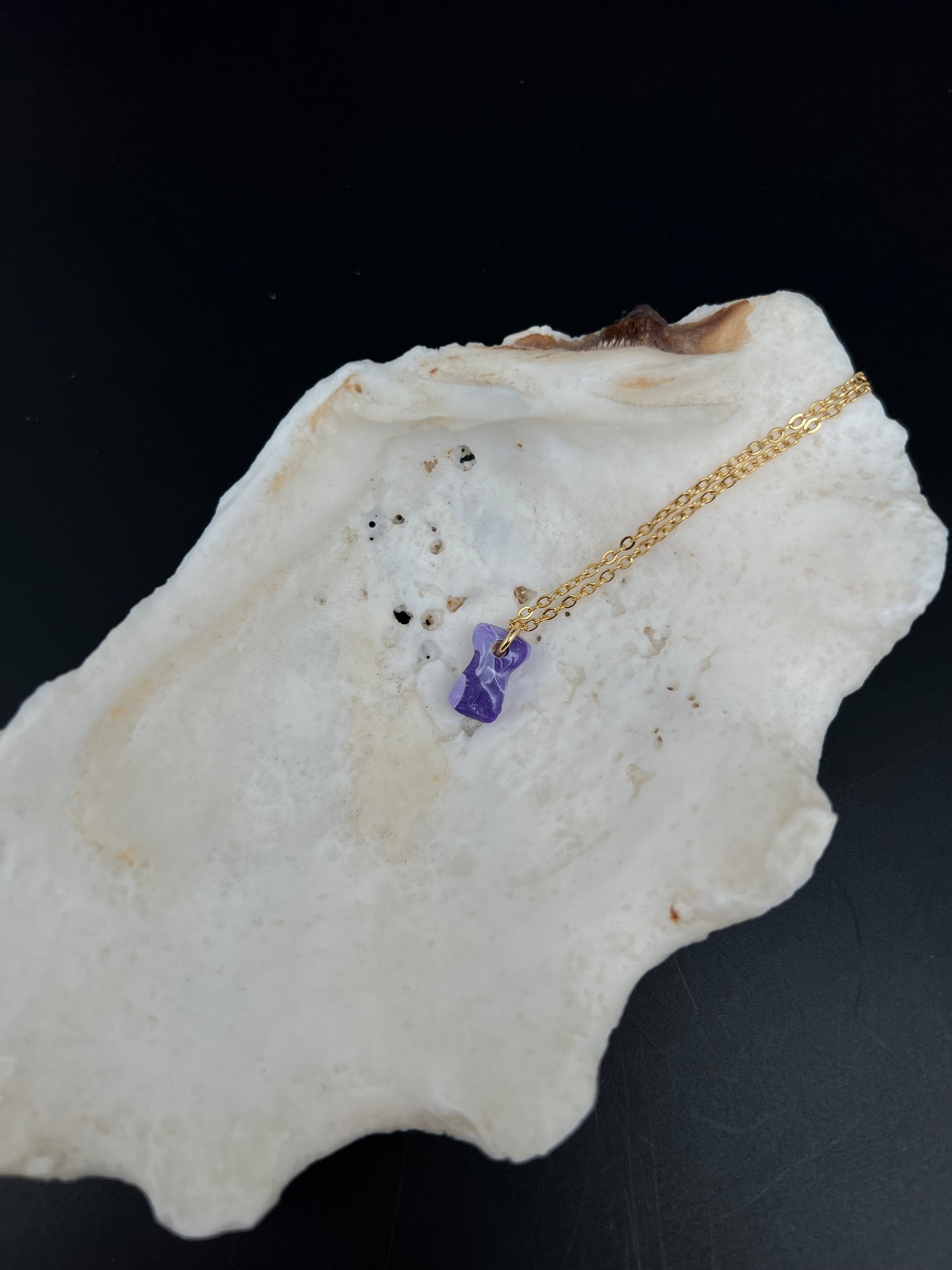 Mini Latte Stone Necklace