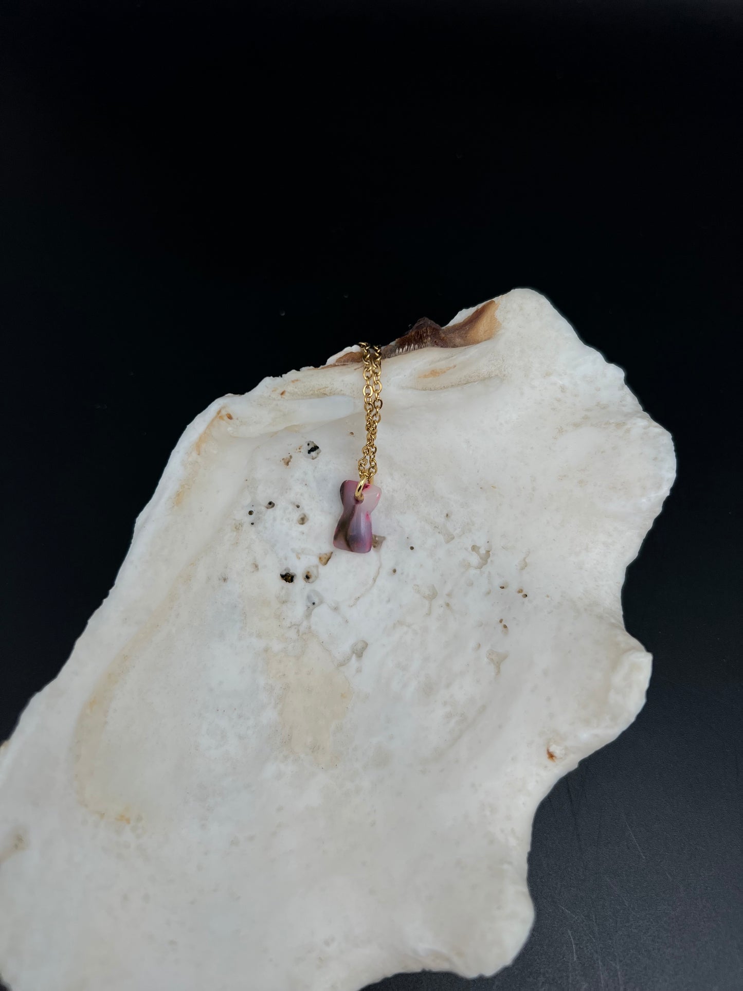 Mini Latte Stone Necklace