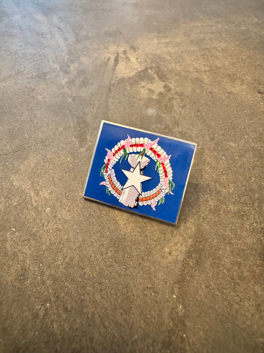 CNMI Flag Pin