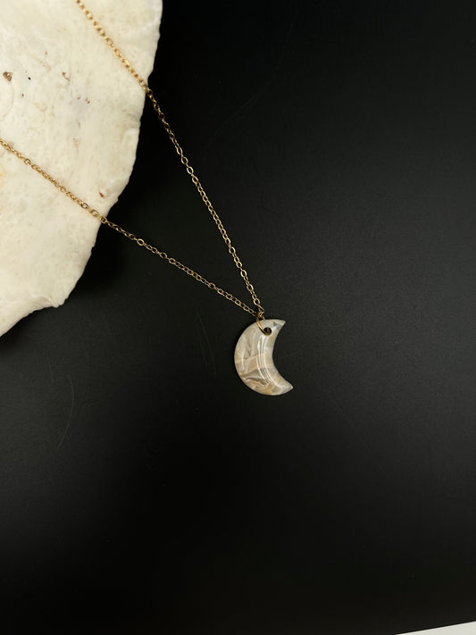 Moon Crescent Necklace