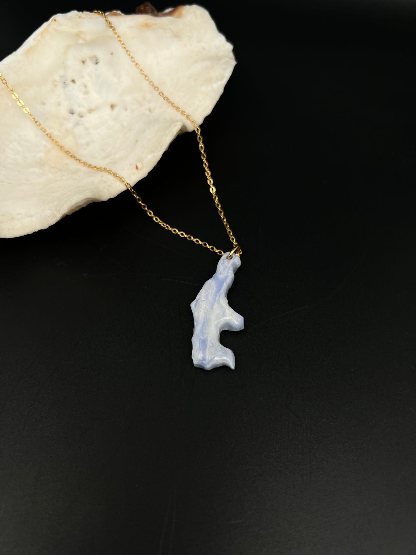 Saipan Map Necklace