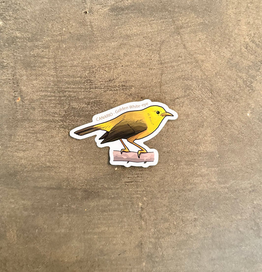 CANARIO Sticker - Golden White-eye