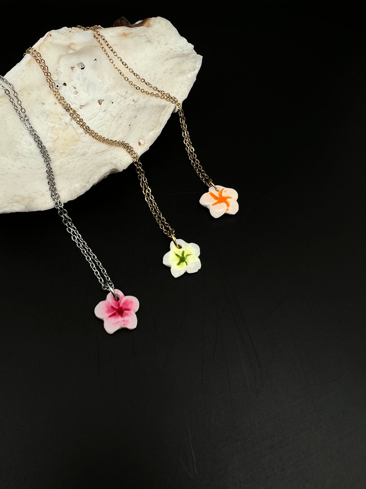 Mini Plumeria Necklace