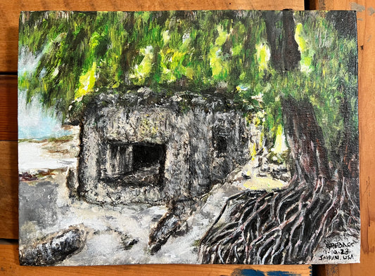 3D Japanese Bunker 9x12