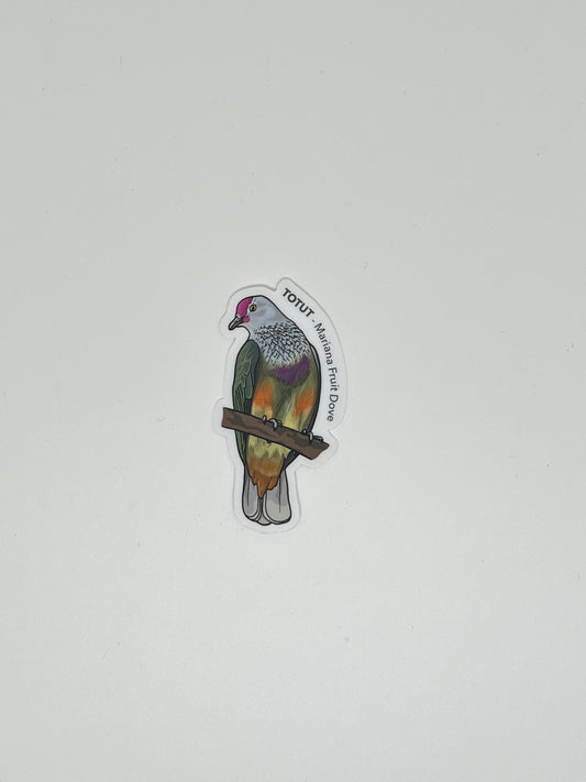 Mariana Fruit Dove Sticker - Totut