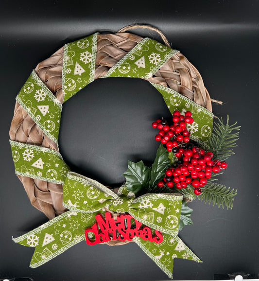 Weaved Christmas Wreath